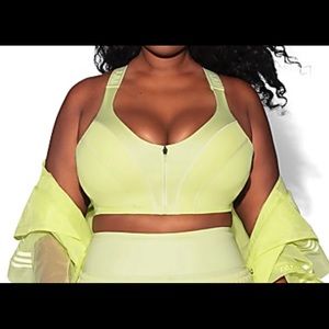 IVY PARK MEDIUM SUPPORT ZIP BRA (PLUS SIZE)